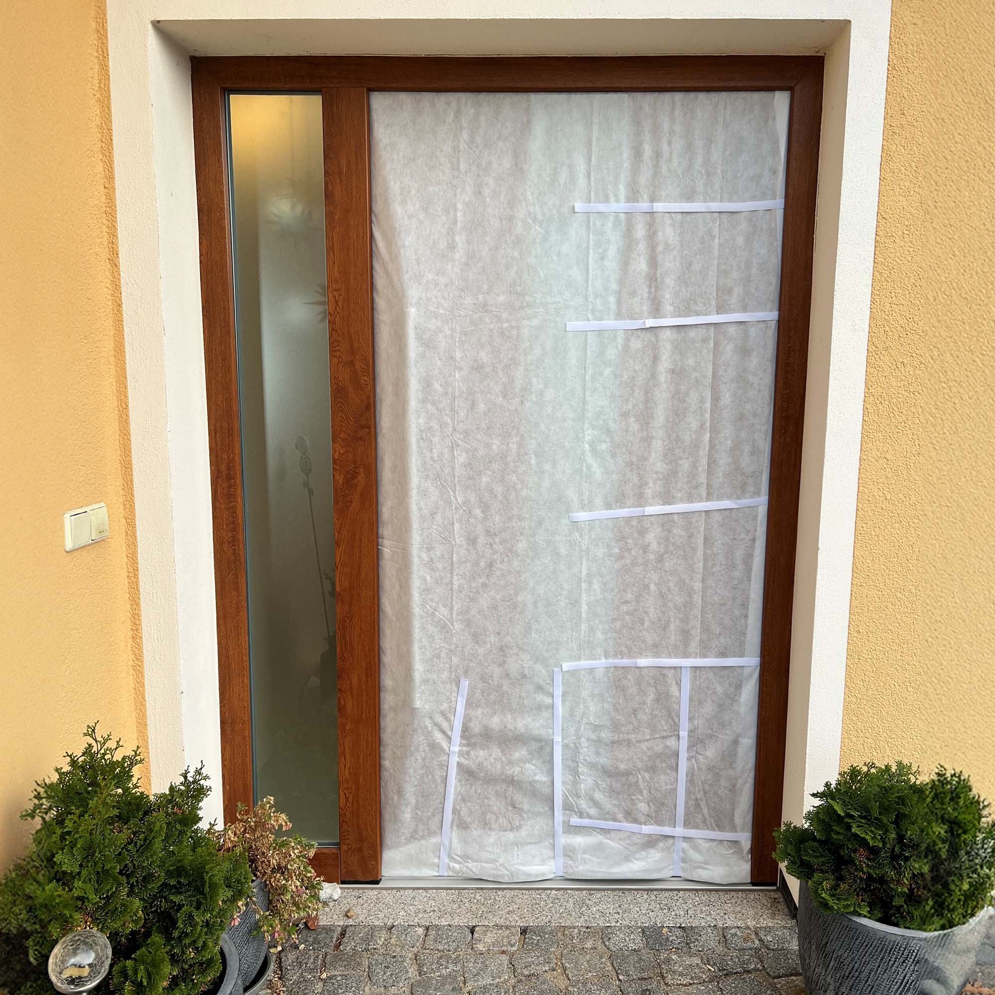 Zero Dust Abdeckschutzhaube aus Vlies für Haustüren 240x120