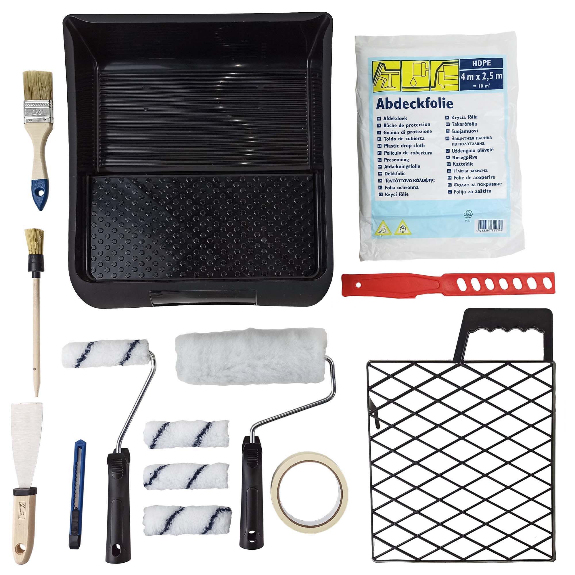 Zero Dust Renovier-Komplett-Set 16-teilig für Malerarbeiten