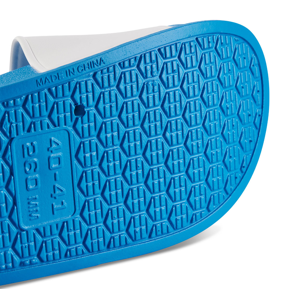 Detail rutschfeste Sohle Badeschlappen mit Kundenlogo