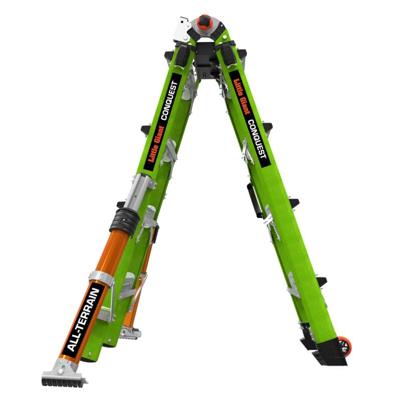 CONQUEST 2.0 All-Terrain Fiberglas-Teleskopleiter