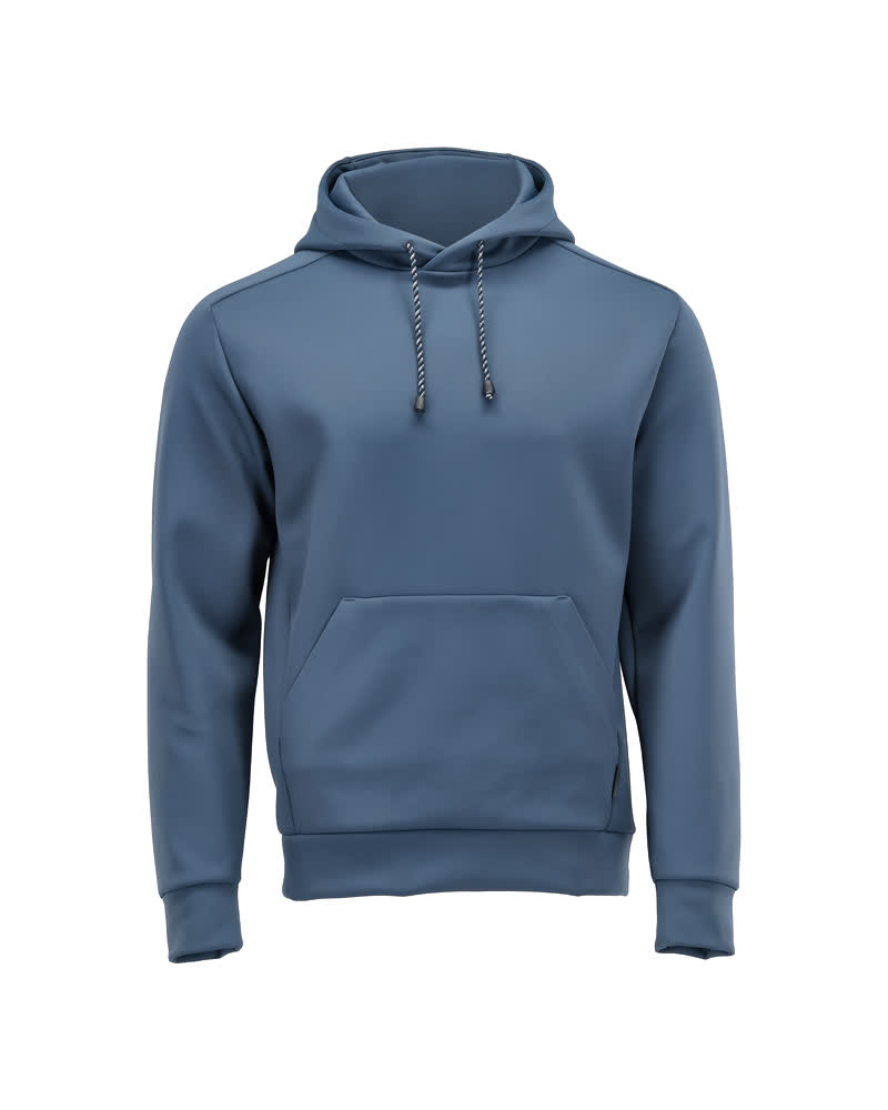 MASCOT® CUSTOMIZED Fleece Kapuzensweatshirt, Arbeitsbekleidung mit Kapuze und Kängurutasche, Farbe Anthrazitgrau, Größe XS