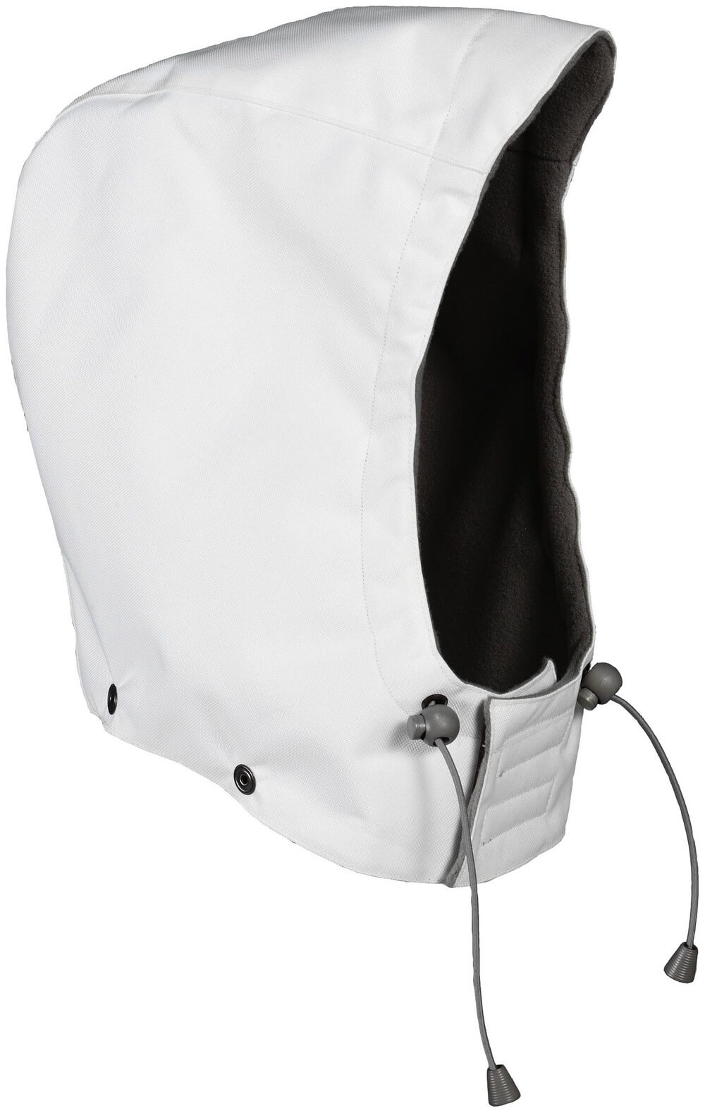 Weiße MASCOT® MacKay COMPLETE Kapuze, Größe ONE, abnehmbare Kapuze als Zubehör mit Kordelzug und Druckknöpfen