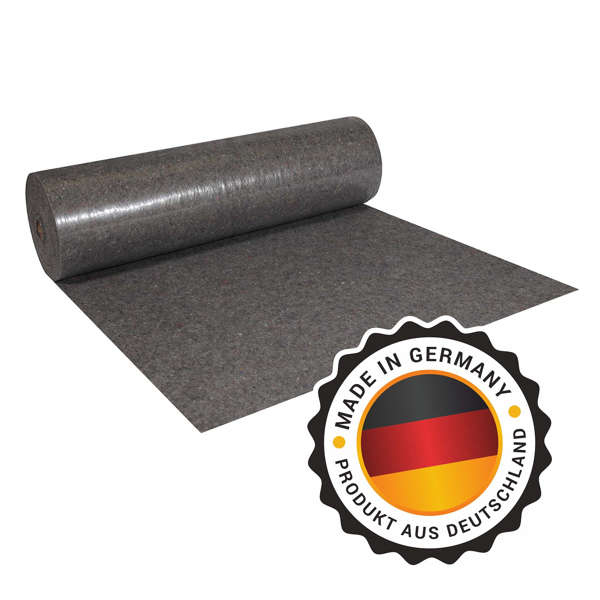 Rolle Zero Dust AbdeckUni KLASSIK Abdeckvlies Malervlies Antirutsch 200–220 g/m² auf Pappkern mit Made in Germany Siegel, ideal zum Schutz von Böden auf Baustellen und bei Renovierungen