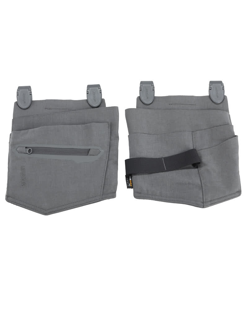 MASCOT® CUSTOMIZED Hängetaschen für Handwerker in Anthrazitgrau ONE, robuste Werkzeugtaschen zum Anclipsen an Arbeitskleidung