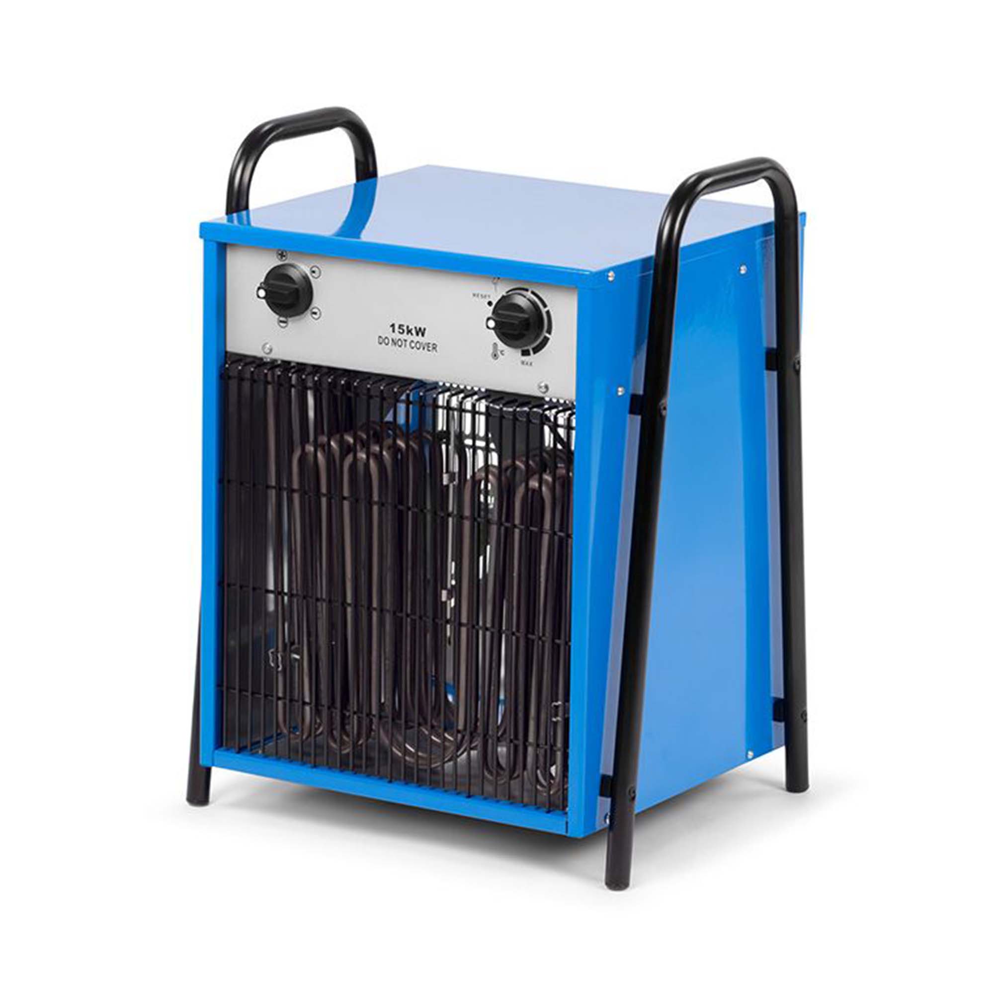 Zero Dust Elektroheizung DEH15 15 kW Heizlüfter blau