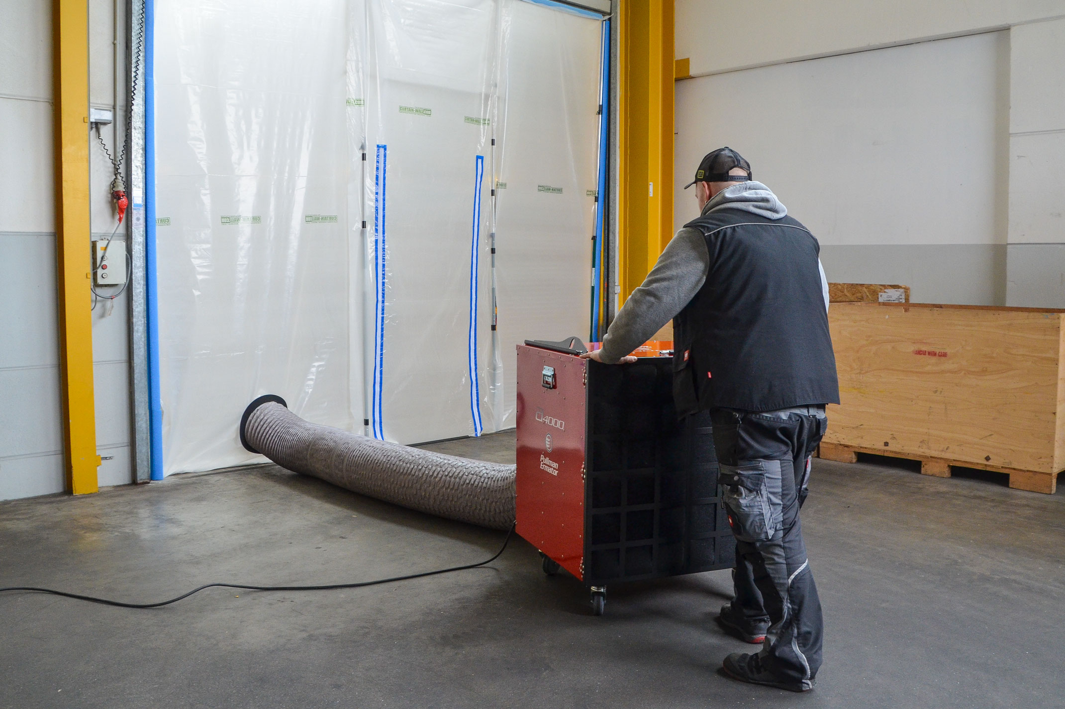 Bau-Luftreiniger Pullman Ermator A4000 mit HEPA 13 Filter