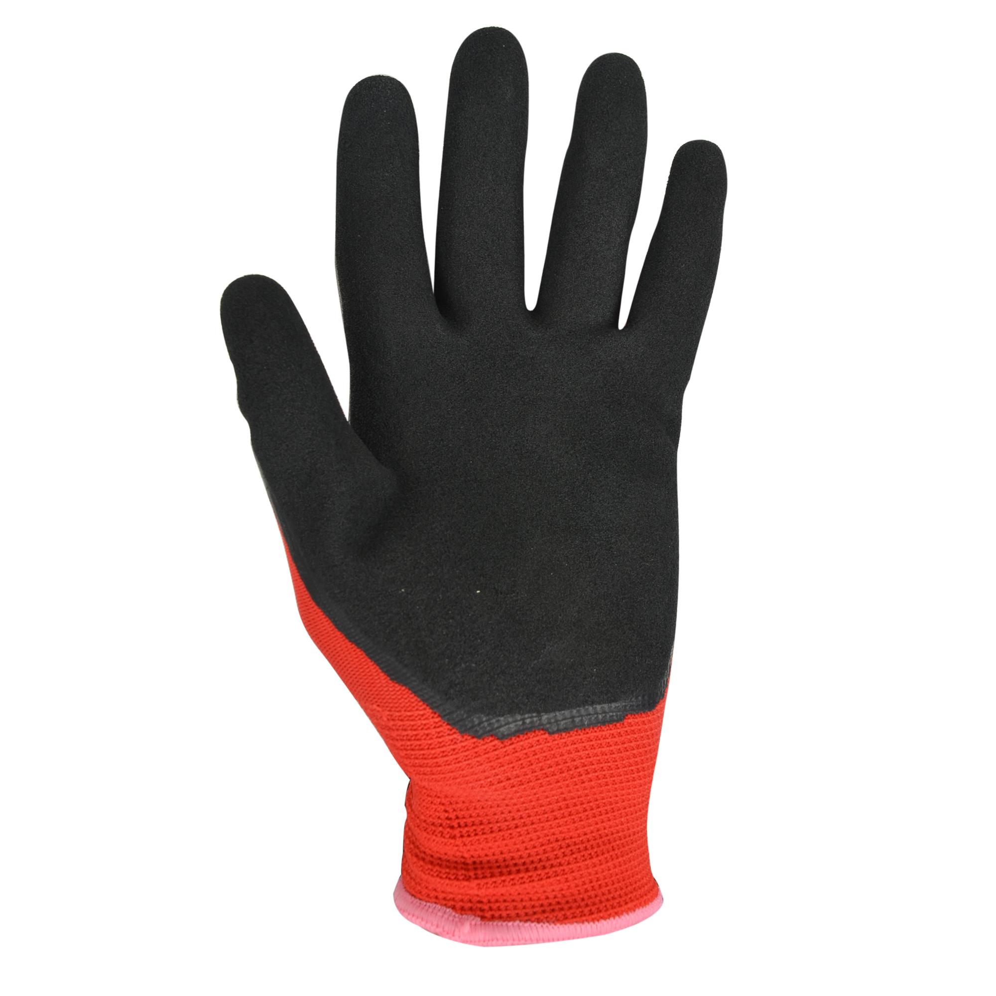 Zero Dust Montage-Feinstrickhandschuh rot Gr. 7 mit Latex