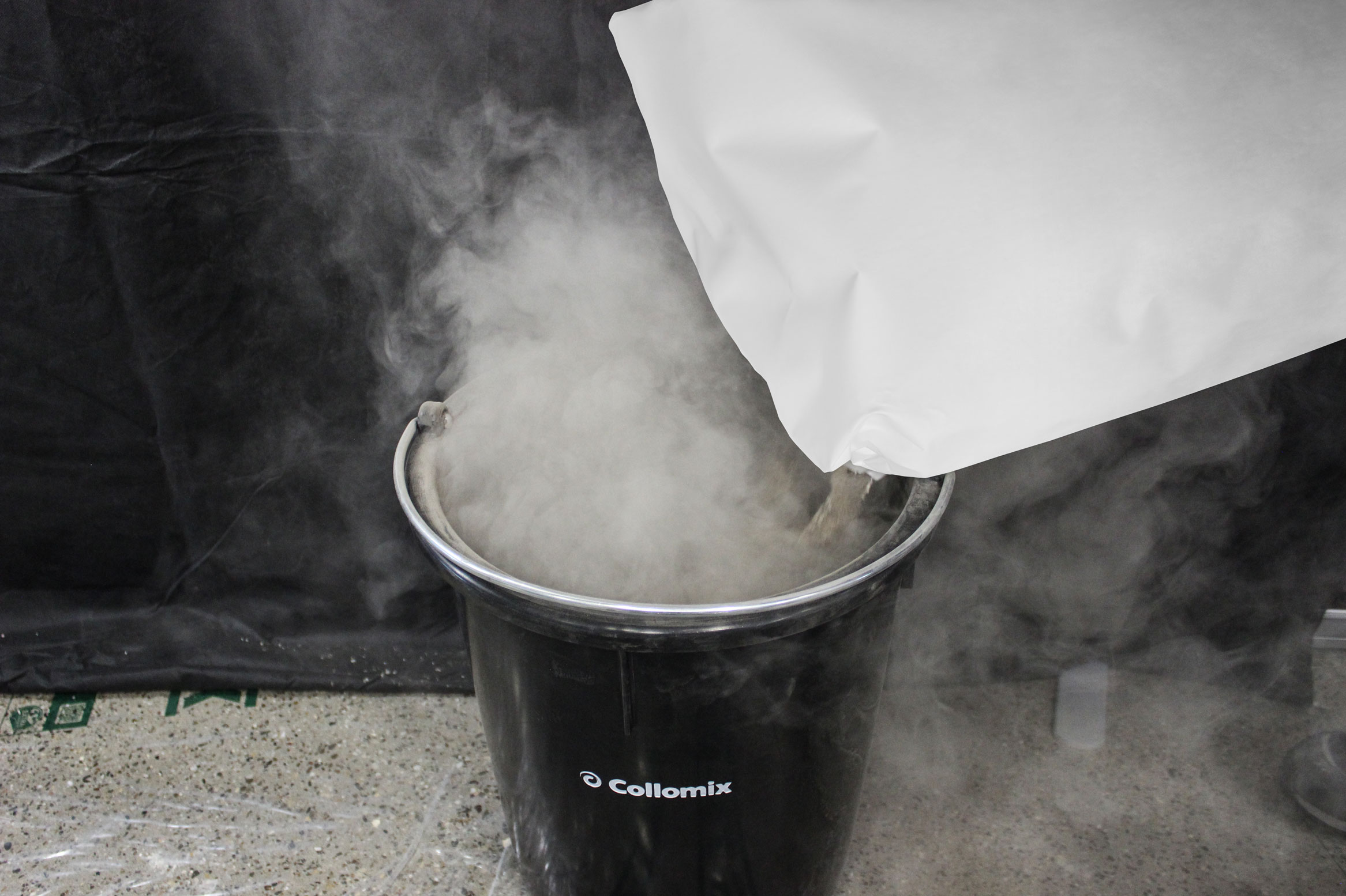 Collomix Mobile Staubabsaugung dust.EX für staubarmes Mische
