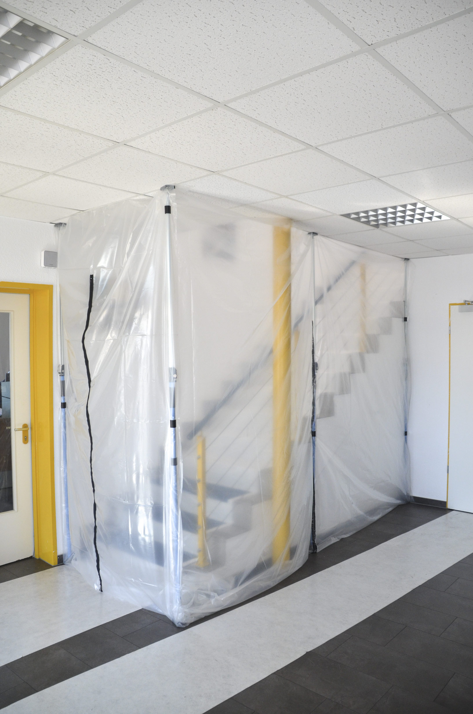 Staubschutzwand Set Renovierung 2,90 x 5,00 m von Zero Dust