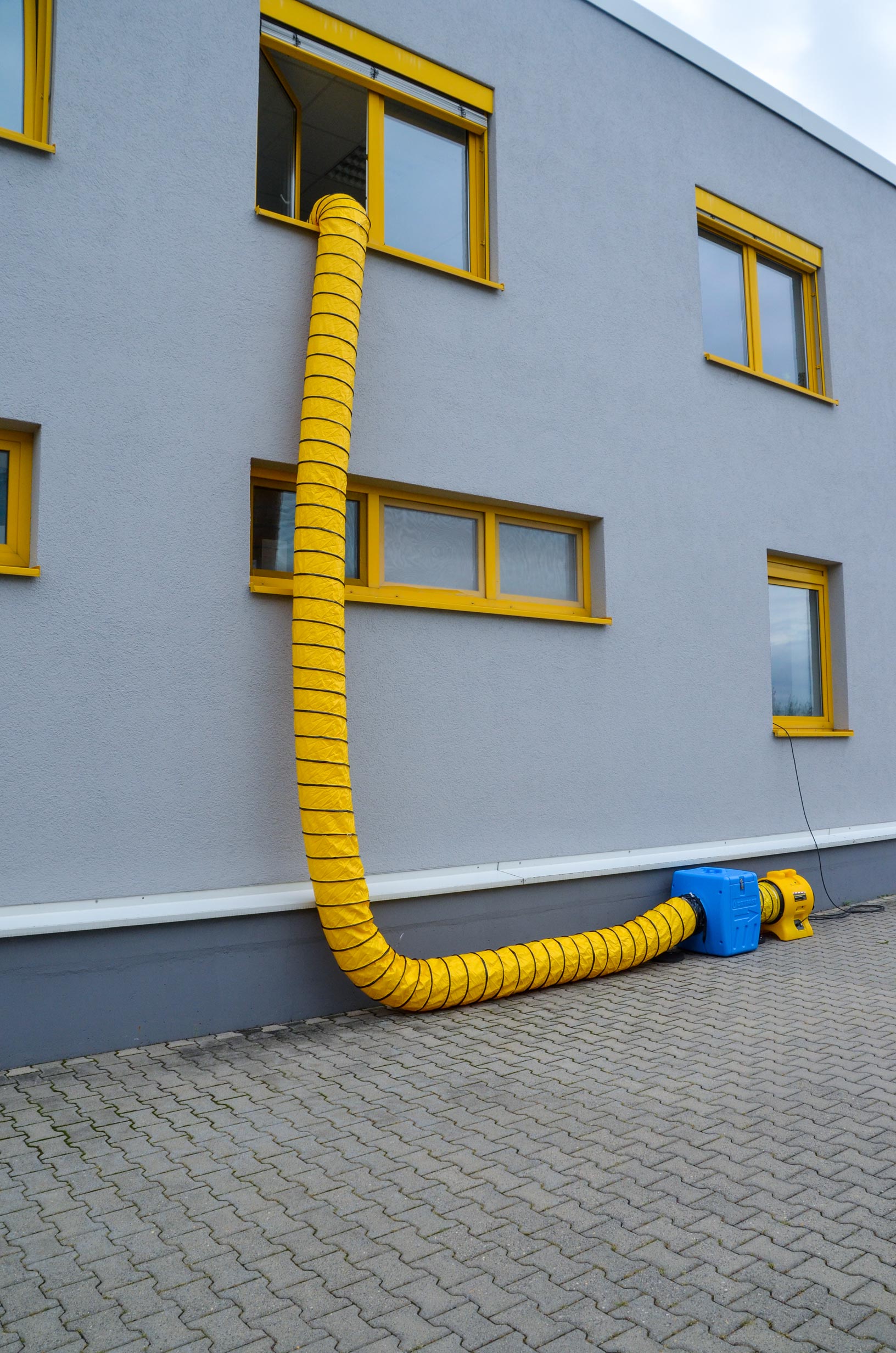 Zero Dust Staubfilterbox 350 mit S3500 und 5 m Schlauch