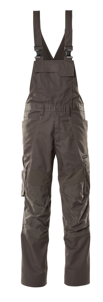 MASCOT® ACCELERATE Latzhose mit Knietaschen, robuste Arbeitslatzhose mit vielen Taschen und verstellbaren Trägern, Modell Azurblau Größe 90C58