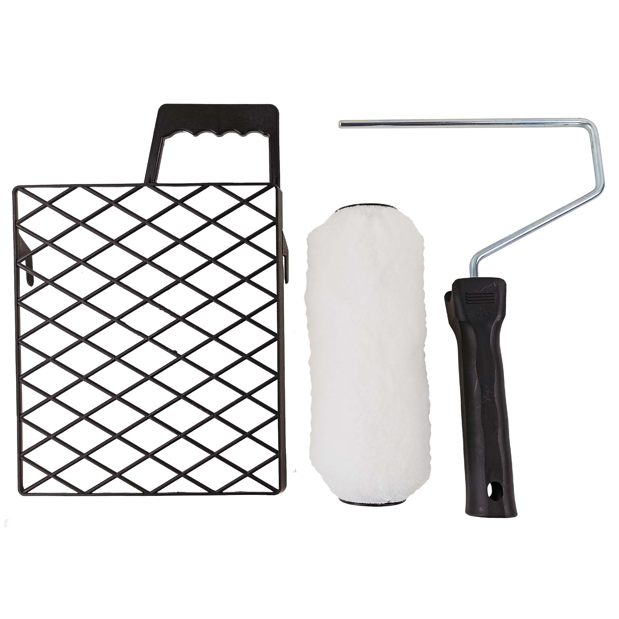 Farbroller-Set 3-teilig mit Vestan Walze 18 cm, Bügel, Gitte