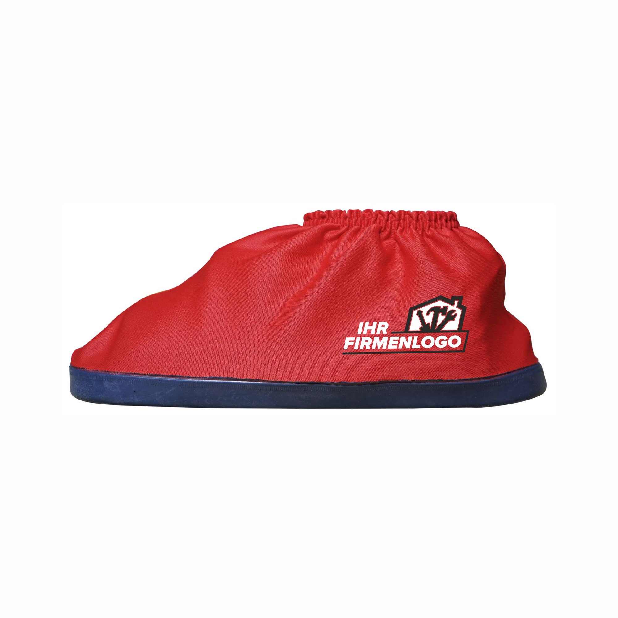 Roter Sauber Überziehschuh von Zero Dust mit Firmenlogo