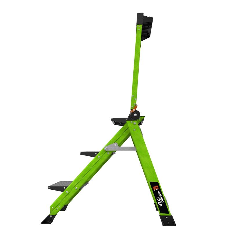 JUMBO STEP PRO 3-stufige Fiberglas-Klapptreppe von Little Gi
