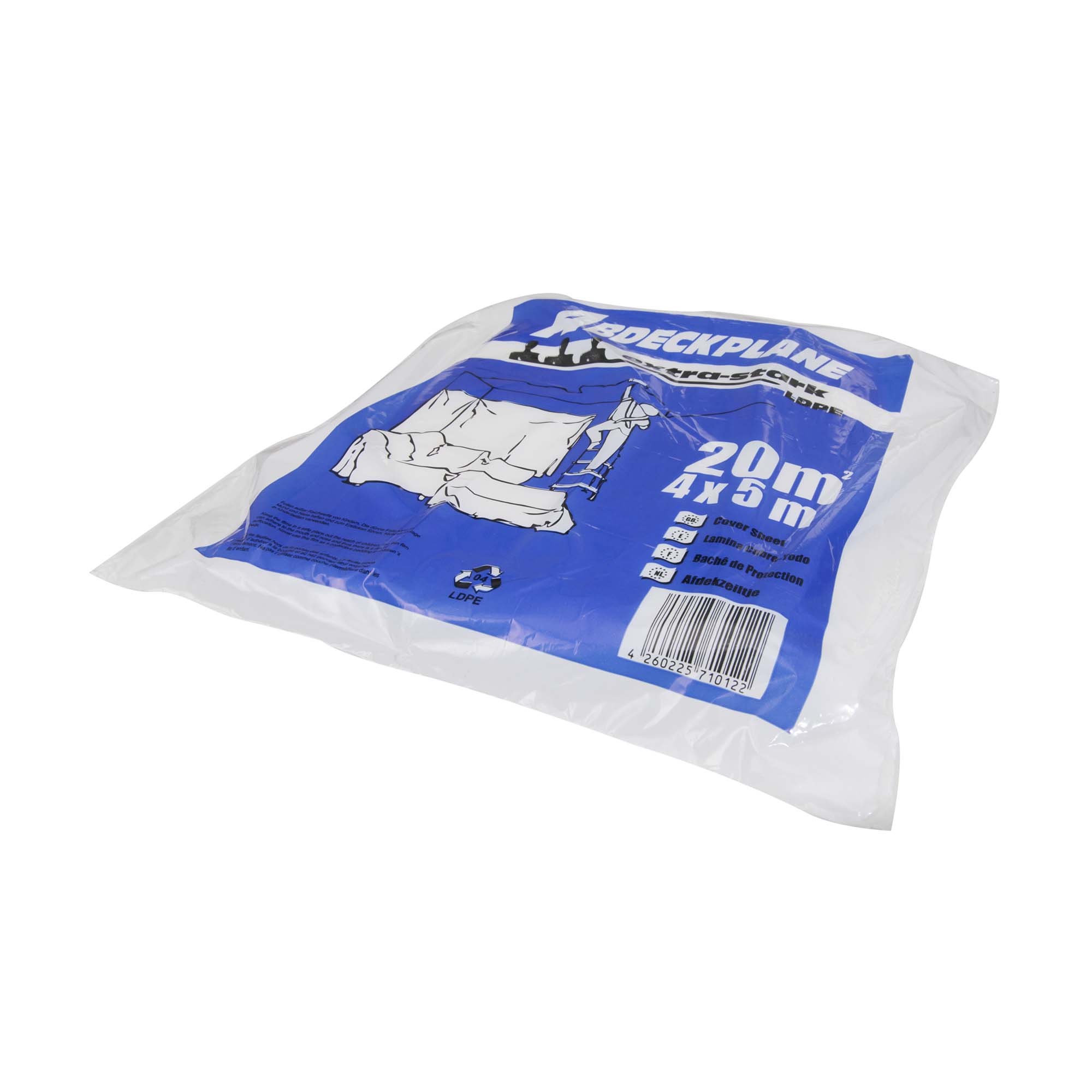 Zero Dust Abdeckplane Abdeckfolie LDPE 50 my 4x5 m