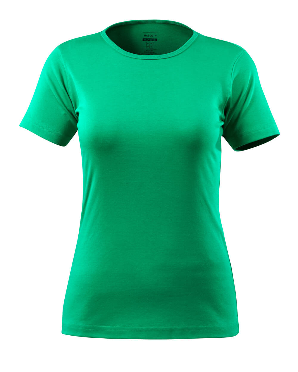 MASCOT® Arras CROSSOVER T-Shirt für Damen, taillierte Passform, Arbeitsbekleidung in Azurblau, Größe 3XL, Vorderansicht