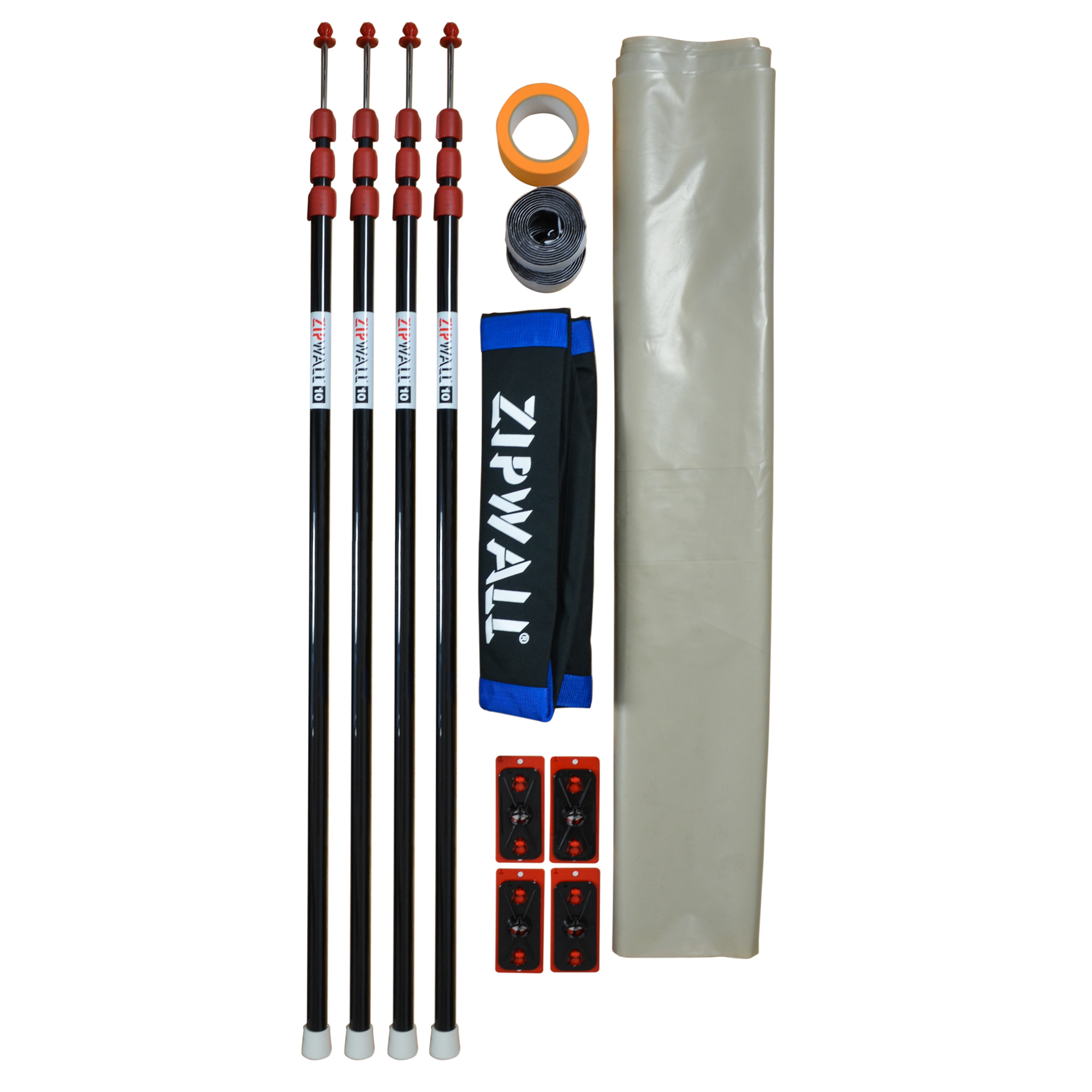 ZipWall Staubschutzwand Set Basic 3,10 x 5,00 m für Umbau