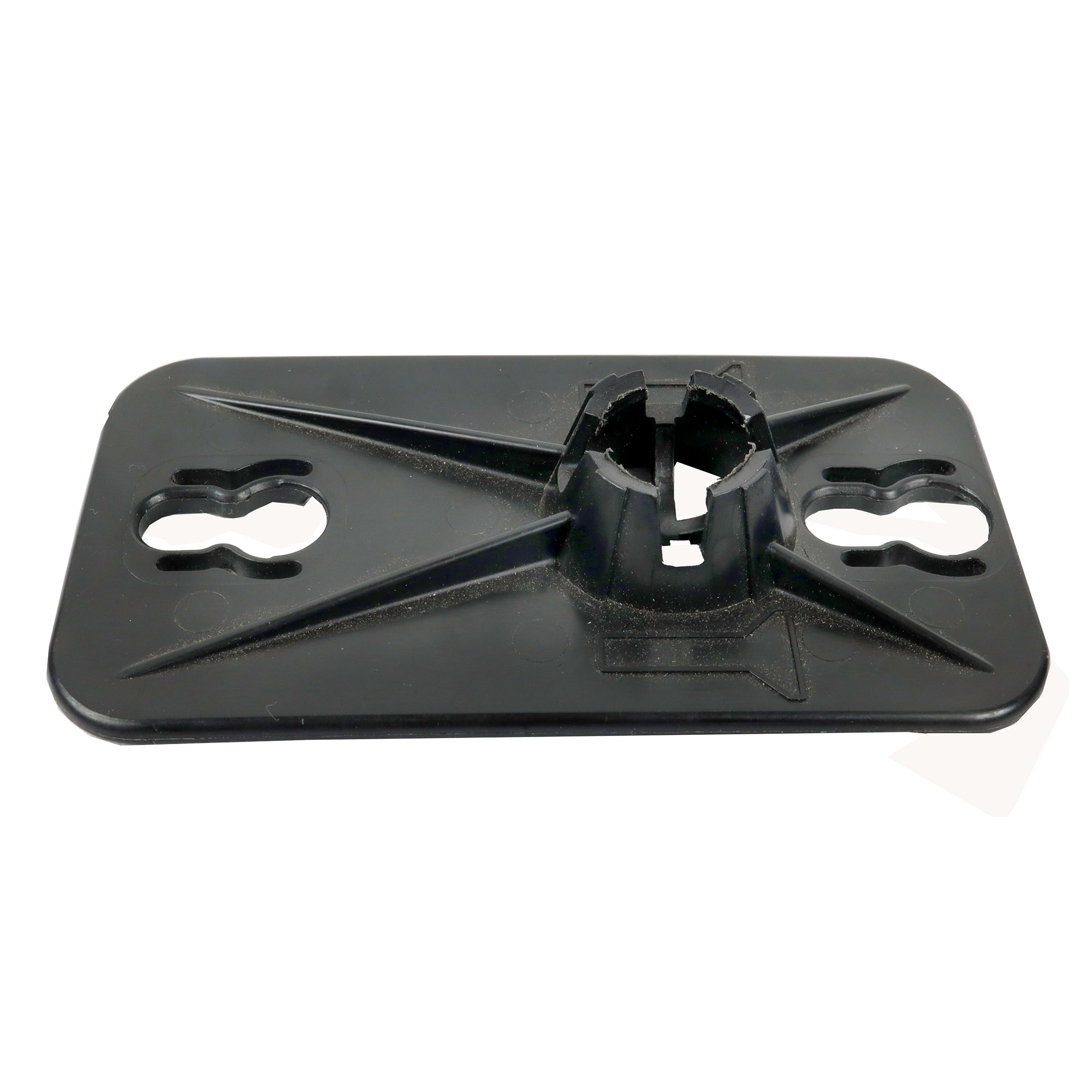 ZipWall Kopfplatte Unterteil schwarz für Teleskopstangen