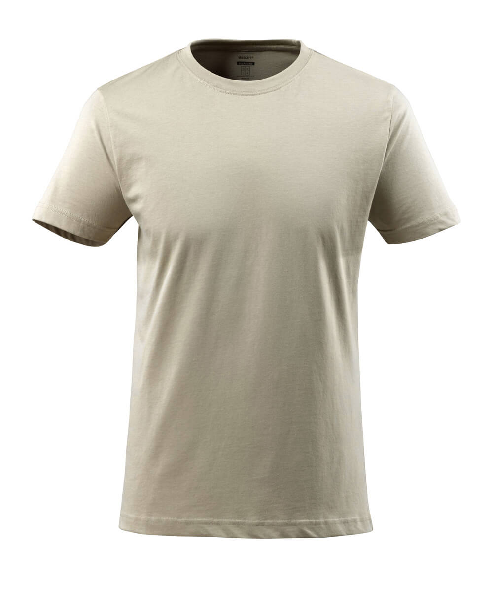 MASCOT® Calais CROSSOVER T-Shirt in Hellkhaki, Größe 2XL, klassisches Arbeitsbekleidungs-T-Shirt mit Rundhalsausschnitt und kurzem Arm