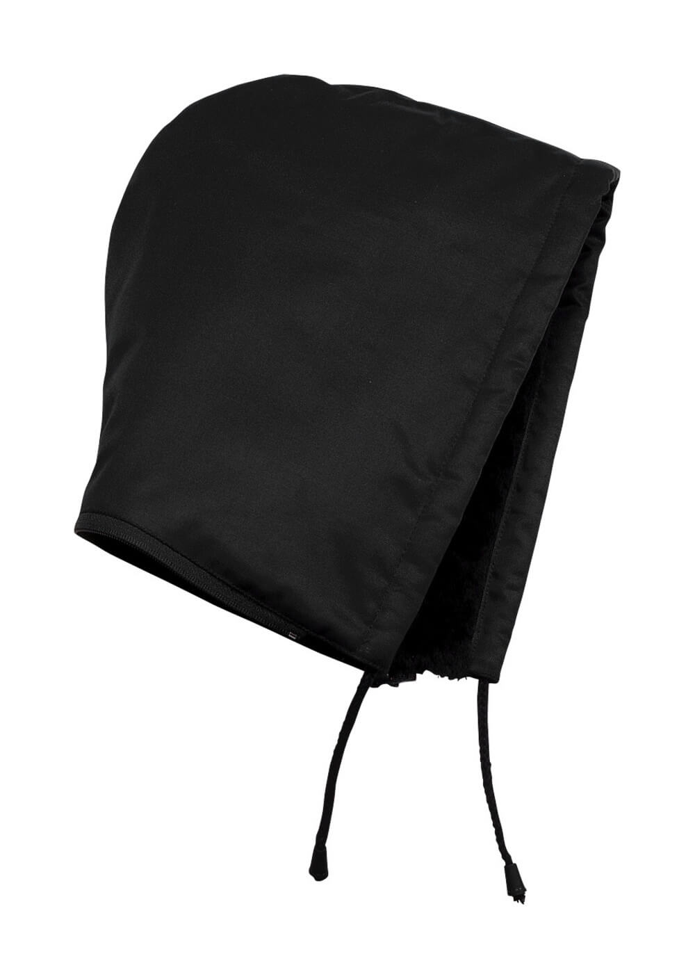 Schwarze MASCOT® MacKenzie COMPLETE Kapuze als Zubehör, Größe ONE, abnehmbar mit Kordelzug für Arbeitsjacken