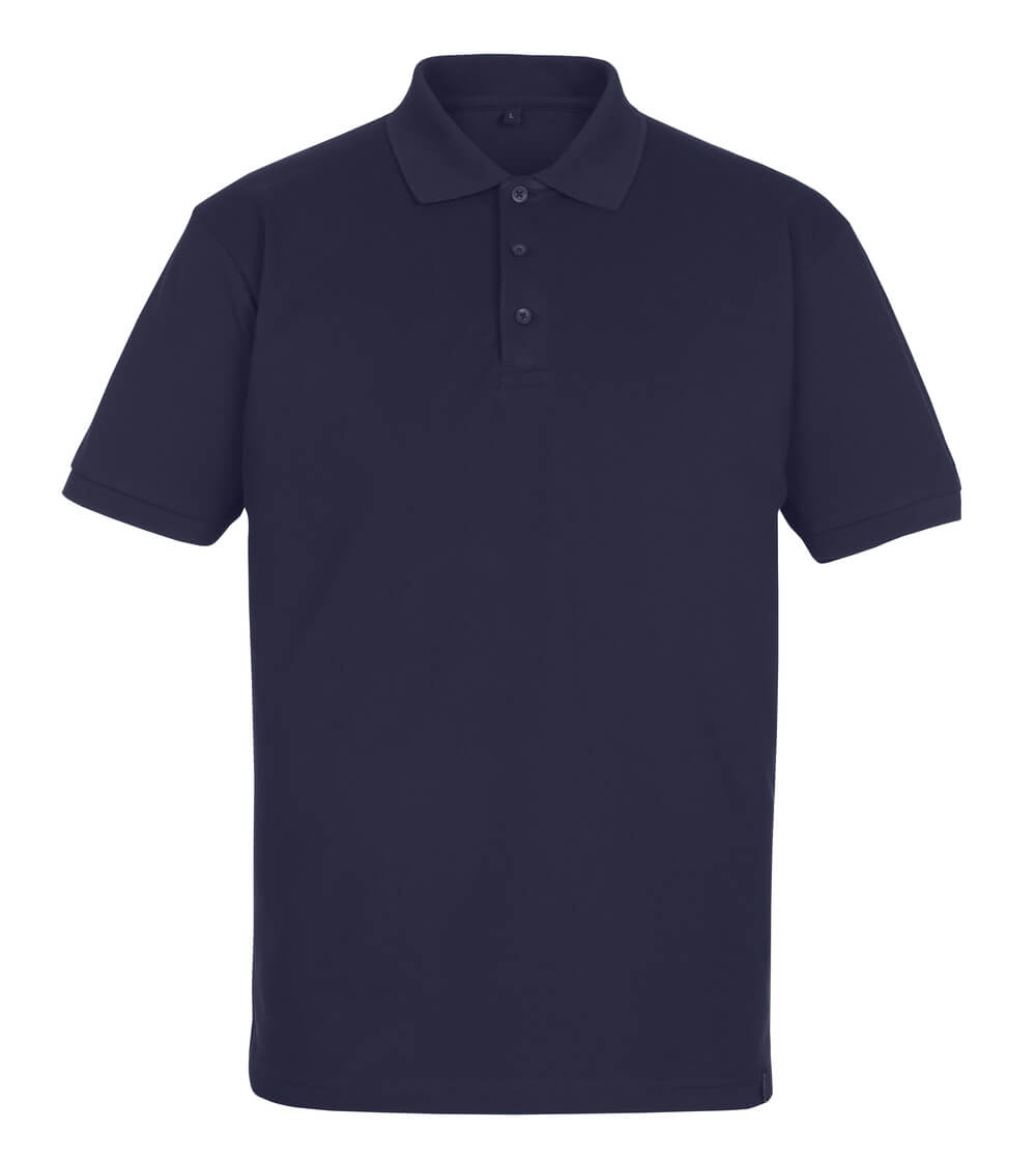 MASCOT® Soroni CROSSOVER Polo-Shirt in Schwarzblau, Arbeitsbekleidung, Größe 3XL, kurzärmelig mit Polokragen und Knopfleiste