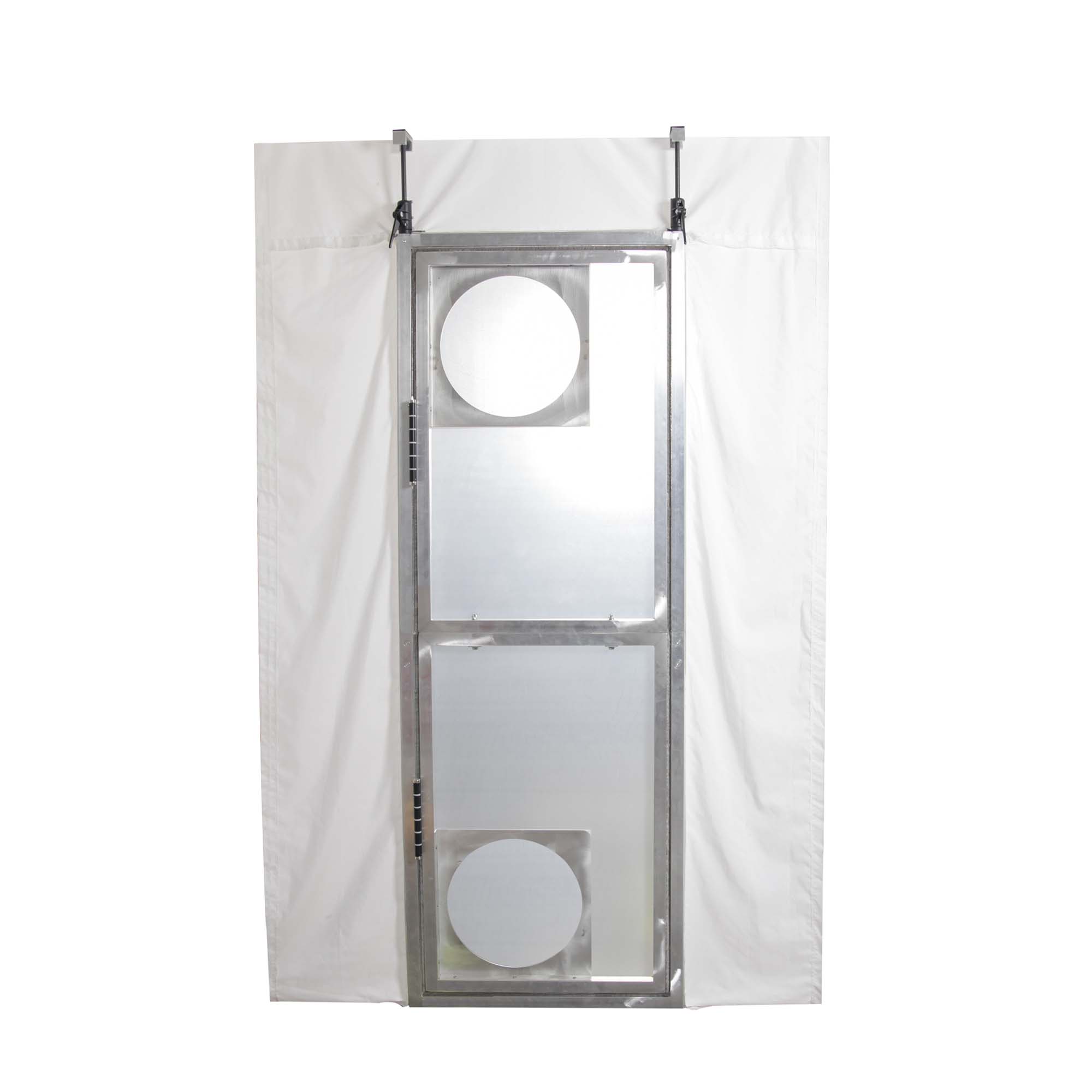 Zero Dust teilbare Pendel Staubschutztür mit Rahmen