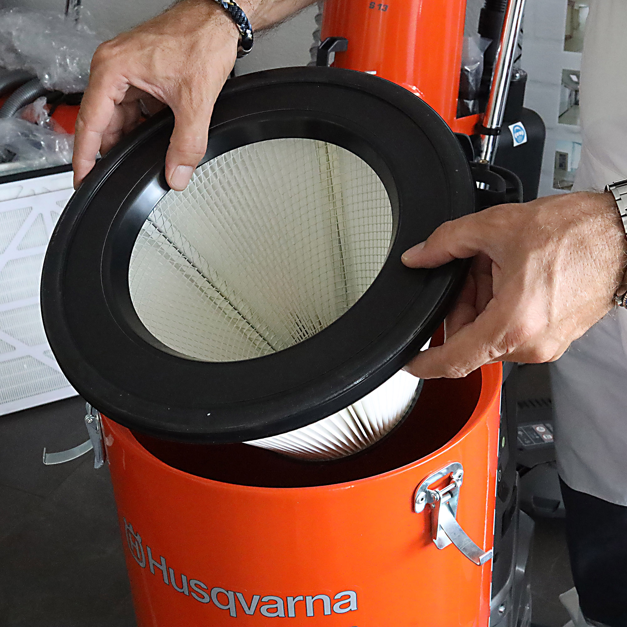 Vorfilter für Husqvarna DE110 Staubsauger Entstauber