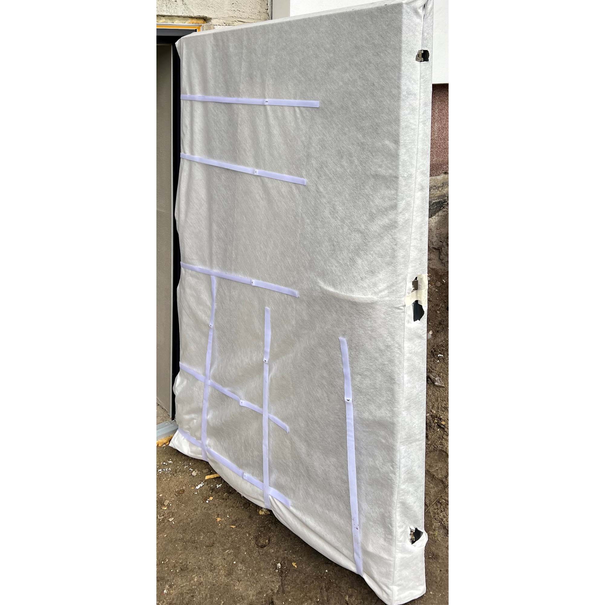 Zero Dust Abdeckschutzhaube 240x120 cm aus Vlies für Haustür