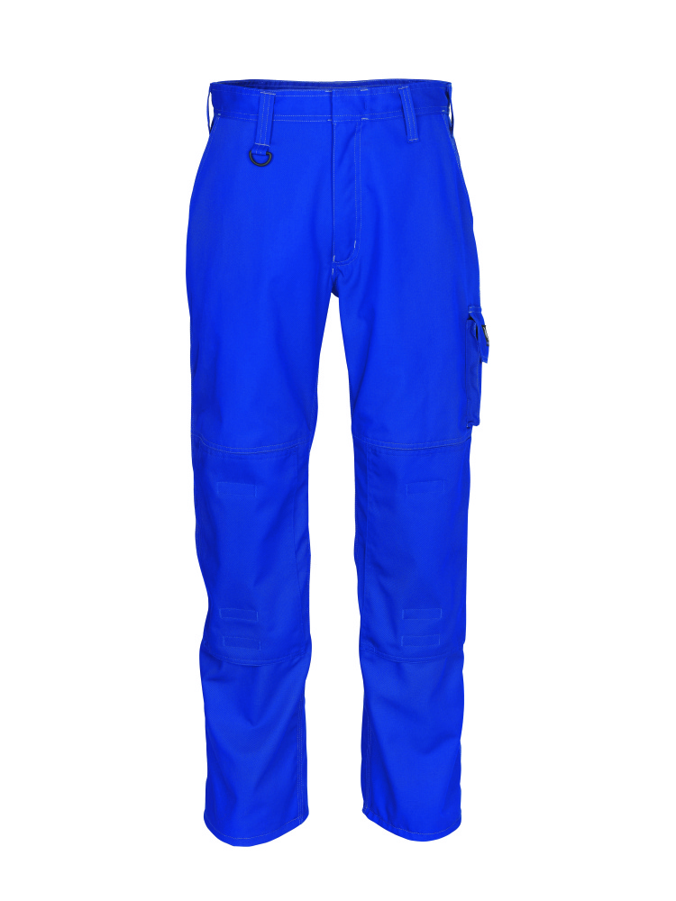 Blaue MASCOT® Pittsburgh INDUSTRY Arbeitshose mit Knietaschen aus leichtem Twill, robuste Arbeitsbekleidung mit Seitentaschen, Größe 82C46