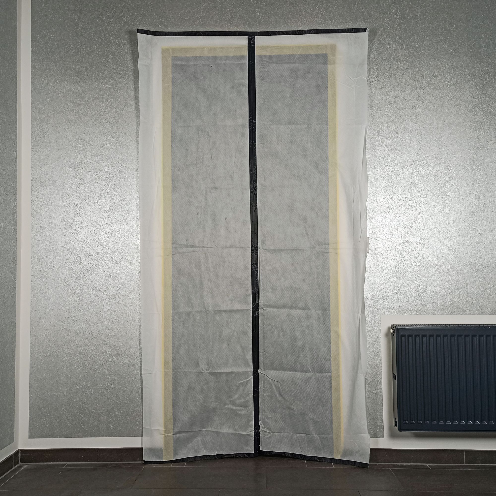 Zero Dust Vlies Staubschutztür mit Magnetverschluss 210x110