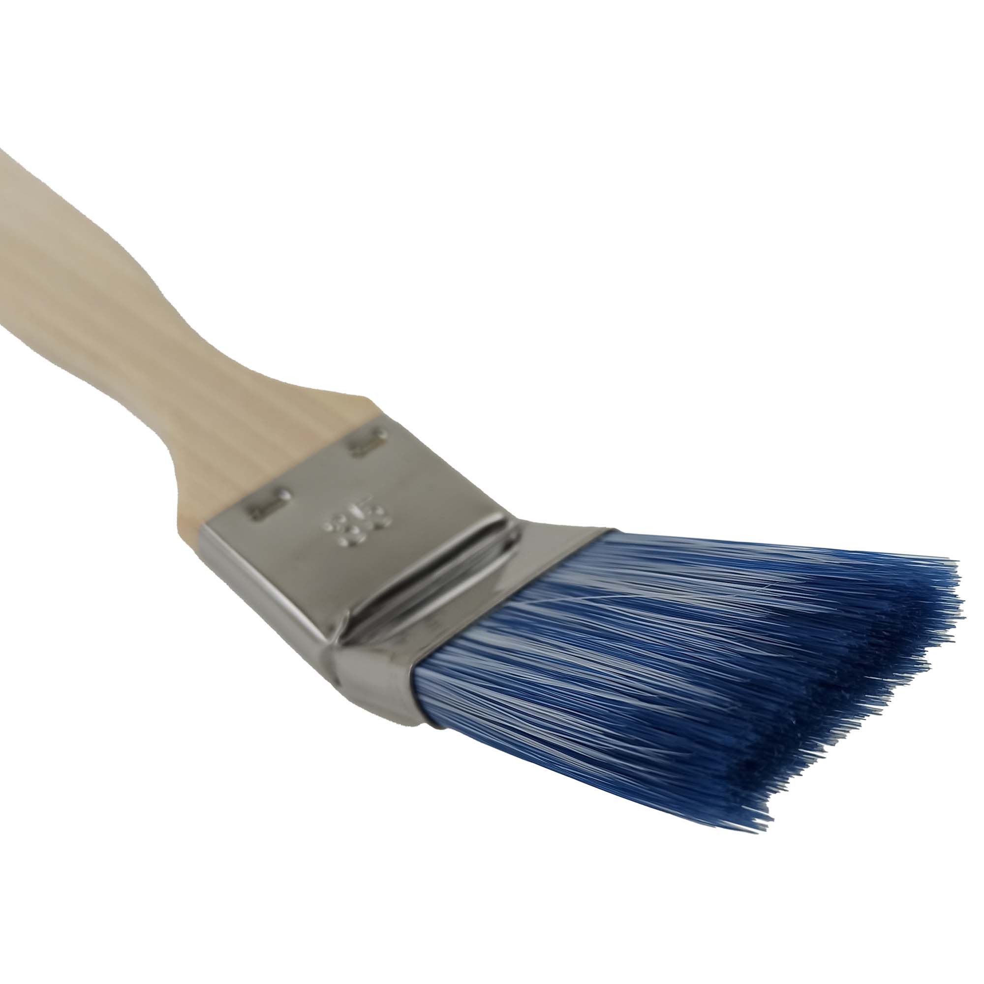 SolidPro L Eckenpinsel 35 mm mit blauer Kunstborste
