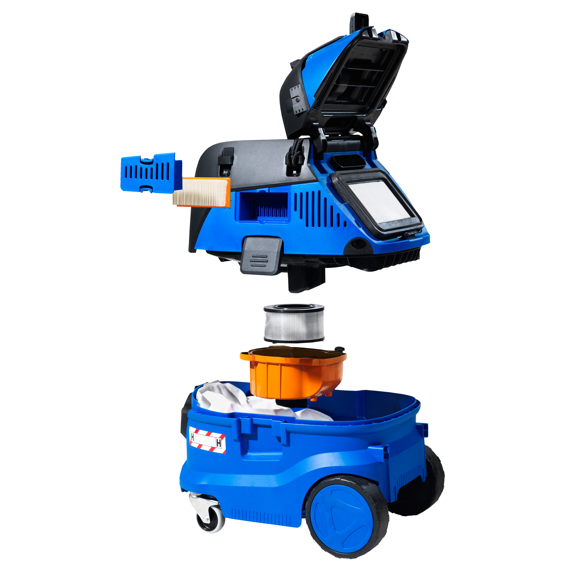 Nilfisk ATTIX 44-2H IC H-Klasse Sicherheitssauger offen