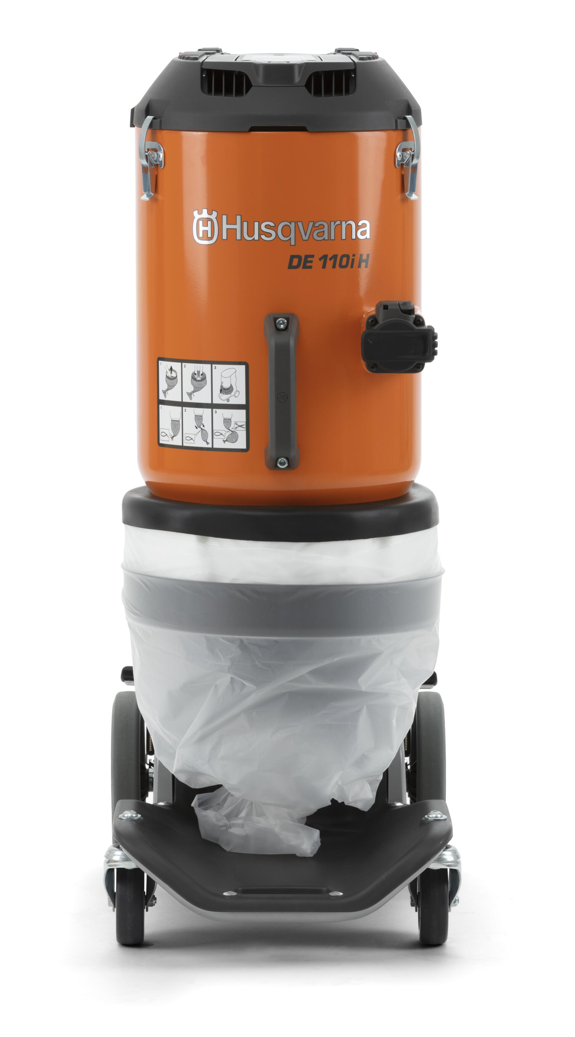 Husqvarna DE110i mobiler Akku Staubsauger Staubabscheider HE