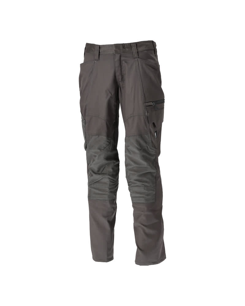 MASCOT® ACCELERATE Arbeitshose mit Knietaschen, strapazierfähig, Farbe Dunkelanthrazit, Modell 76C46