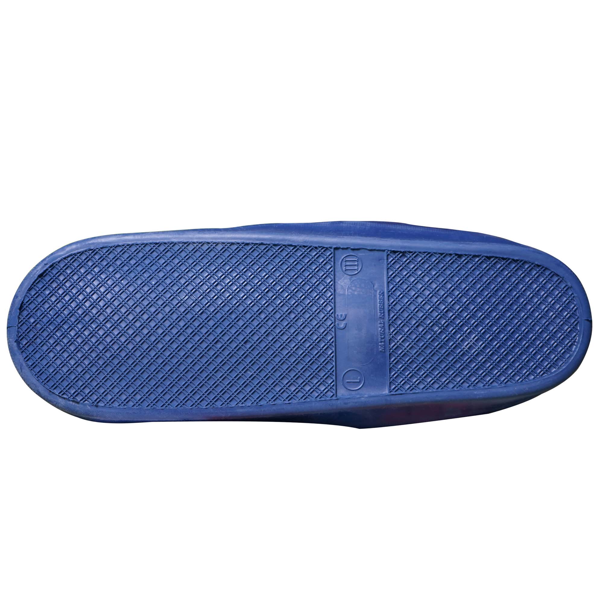 Zero Dust Sauber Überziehschuh blau mit Kautschuksohle