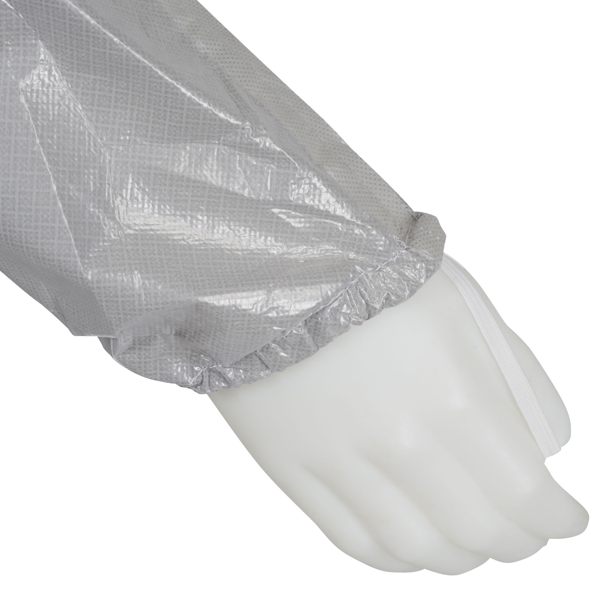 Ärmel mit Daumenschlaufe des 3M Schutzanzugs 4570XL Grau