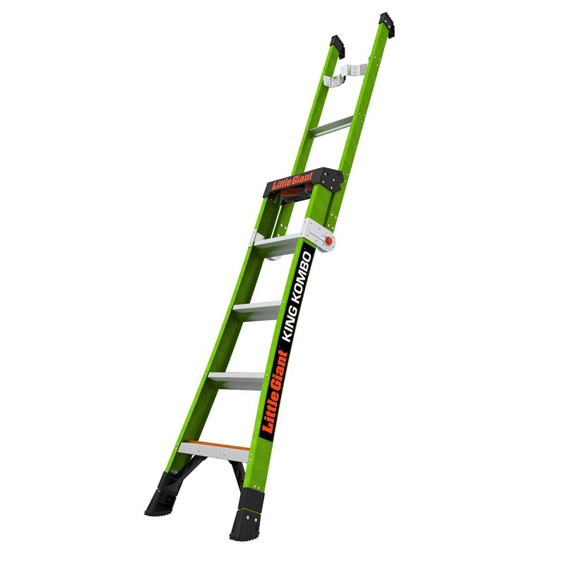 KING KOMBO 6+4 Stufen 3-in-1 Fiberglasleiter Little Giant