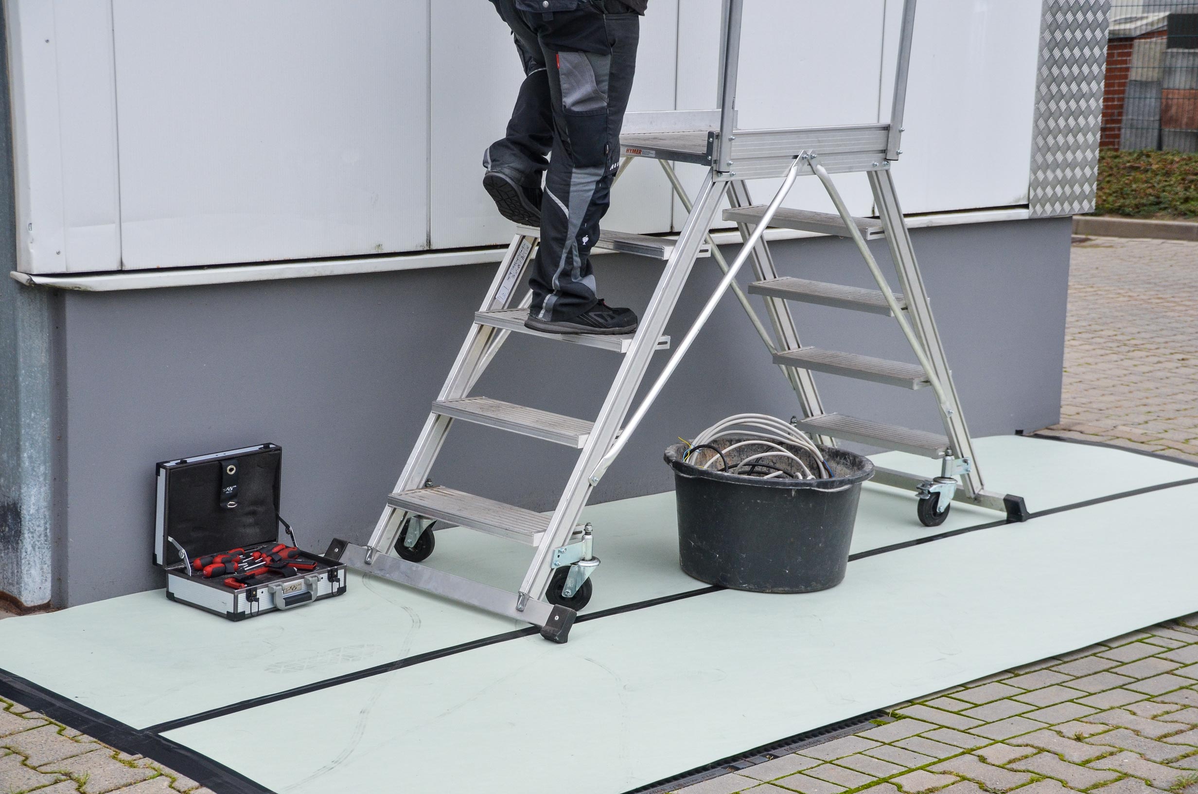 Zero Dust Malerabdeckvlies robust 0,9x27,8 m PE-beschichtet