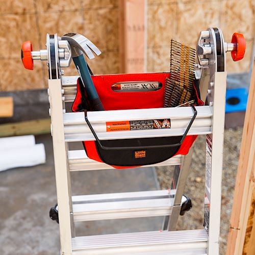 CARGO HOLD Werkzeugtasche an Little Giant Leiter mit Werkzeu