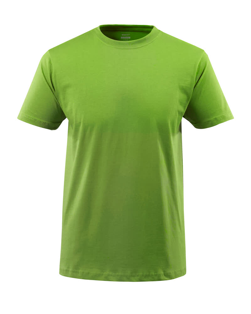 MASCOT® Calais CROSSOVER T-Shirt in Limonengrün, Größe 2XL, kurzärmeliges Arbeits-T-Shirt für Beruf und Freizeit