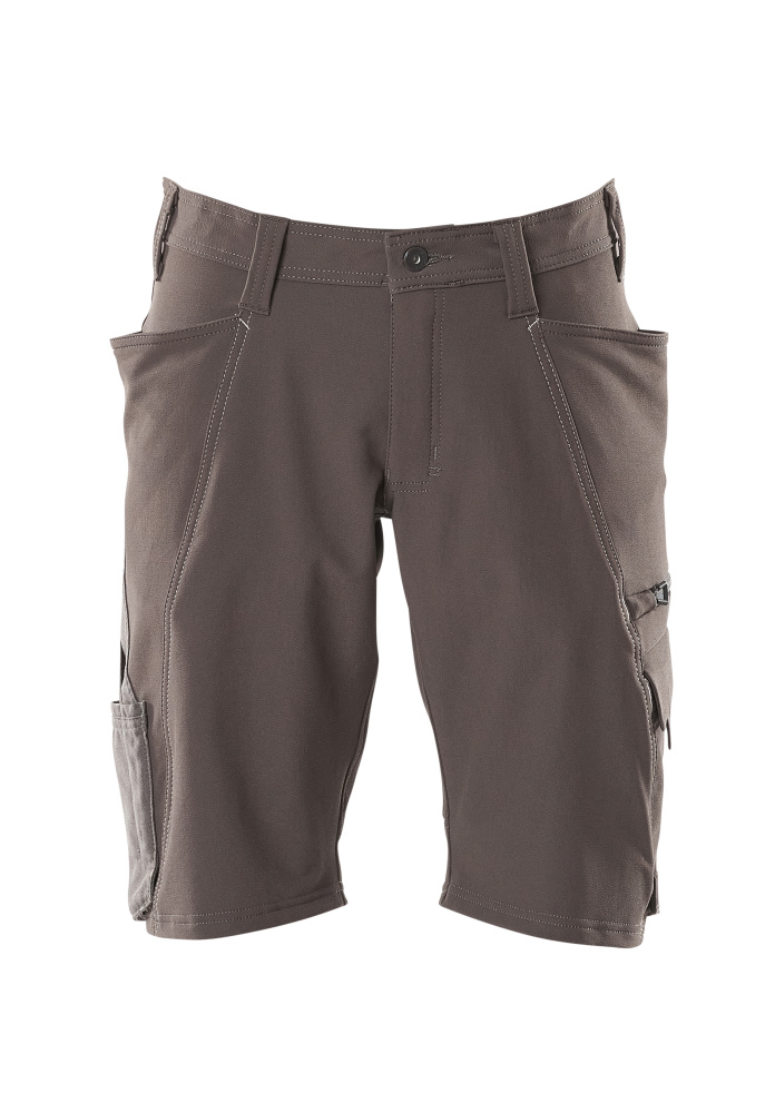 MASCOT® ACCELERATE Arbeitsshorts in Dunkelanthrazit C42, funktionale kurze Arbeitshose mit Taschen für Handwerk und Industrie