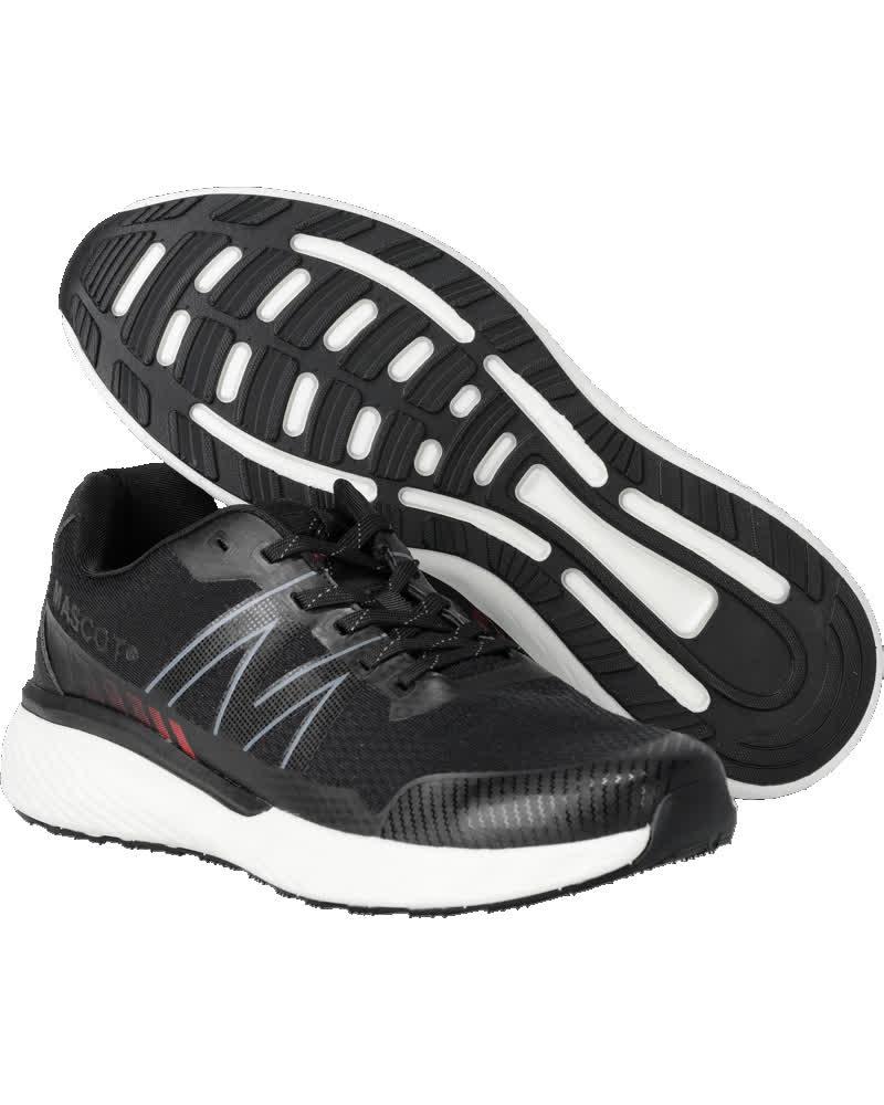MASCOT® FOOTWEAR CASUAL Sneakers Sicherheitsschuhe in Schwarz 1036, sportliche Arbeitsschuhe mit rutschfester Sohle und leichter Dämpfung