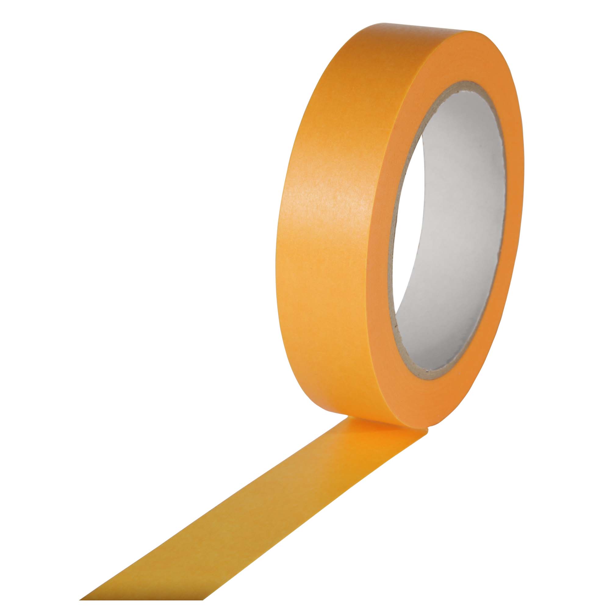 Rolle Goldband Untergrund Klebeband, Schonklebeband 25 mm x 50 m, gelbes Abdeckband für empfindliche Untergründe
