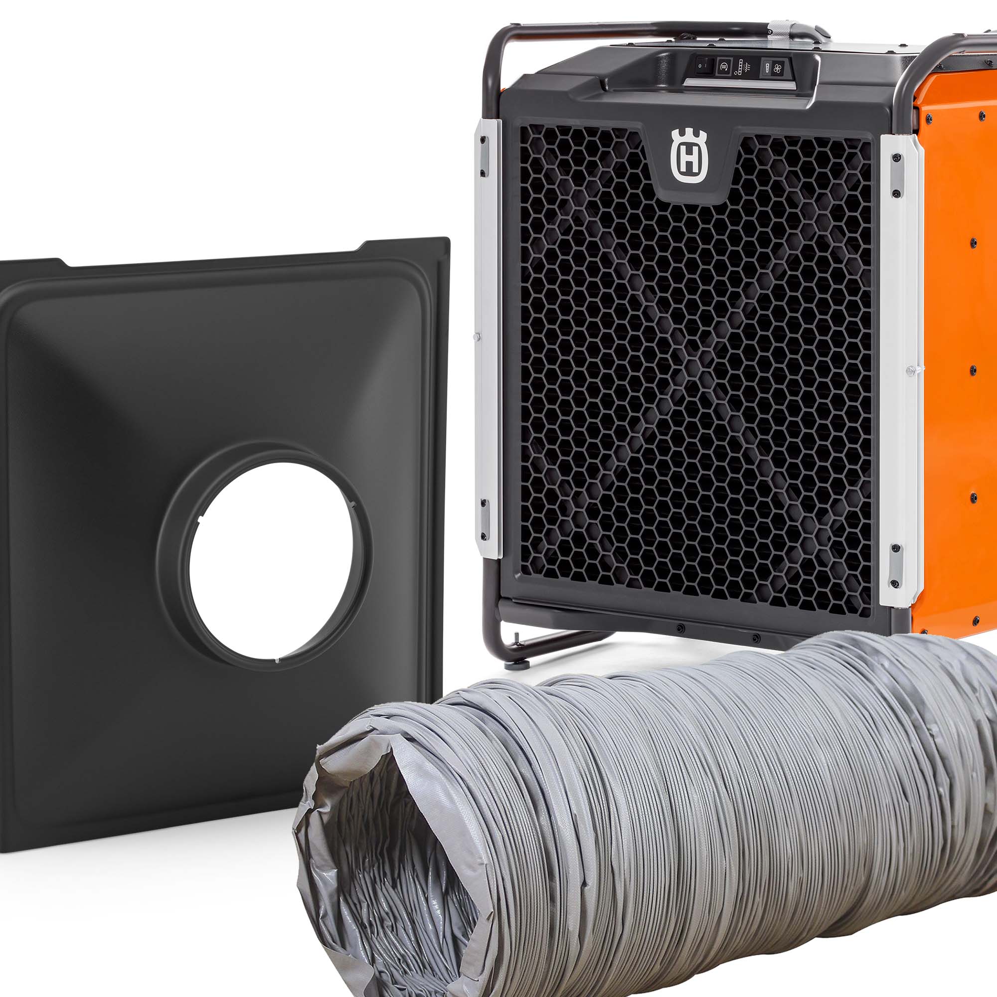 Husqvarna A100 Bau-Luftreiniger Set mit Adapter und Schlauch