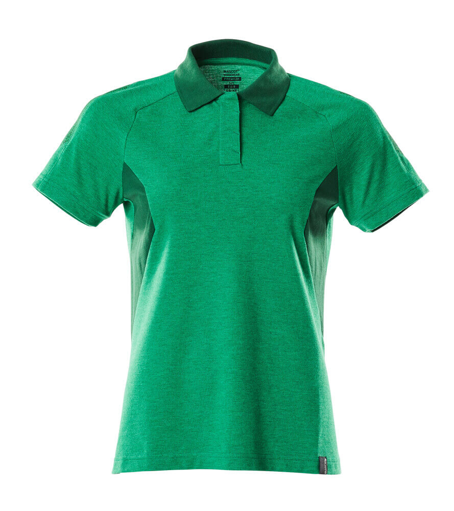 MASCOT® ACCELERATE Polo-Shirt für Damen in Grasgrün/Grün, Arbeitsbekleidung, Kurzarm-Poloshirt in Größe 2XLONE