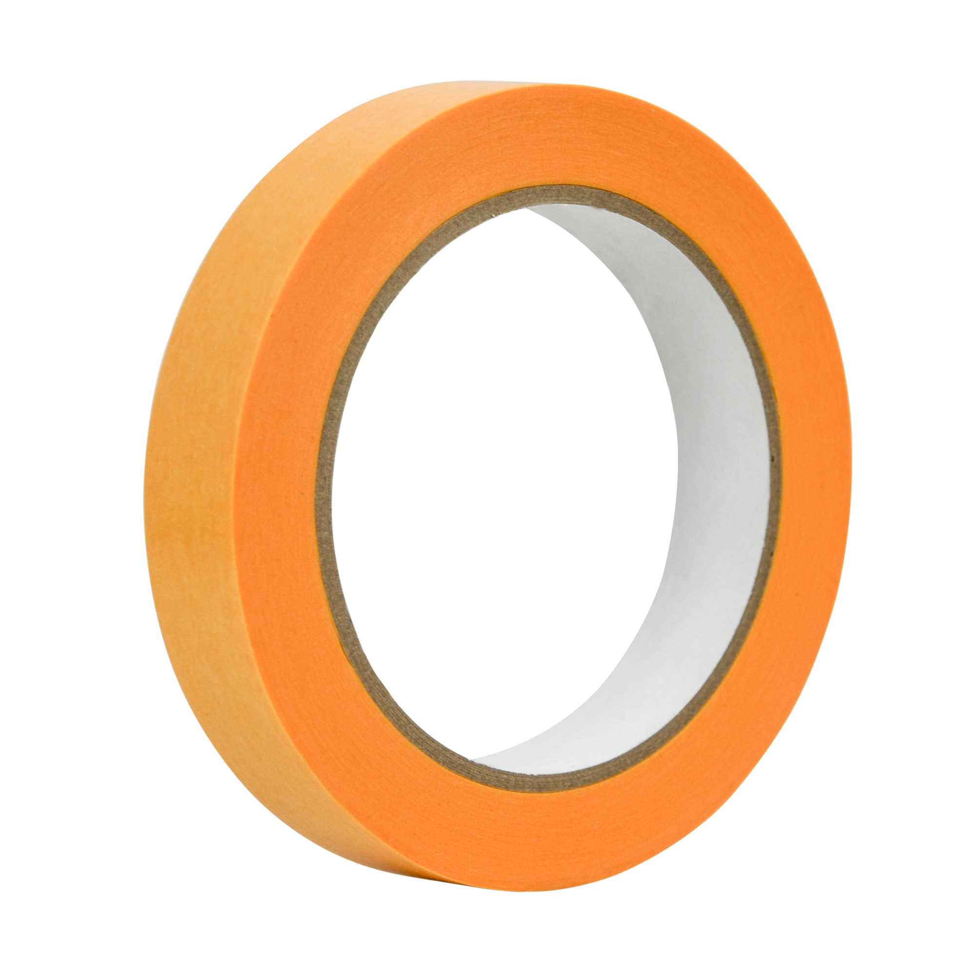 Rolle orangefarbenes Malerkrepp, schmale Breite, zum Abkleben und Abdecken beim Malen und Renovieren