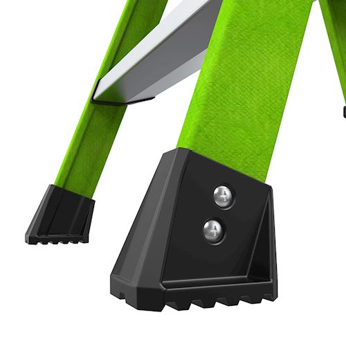 Fuß der SURE STEP Fiberglas-Stufenstehleiter von Little Gian