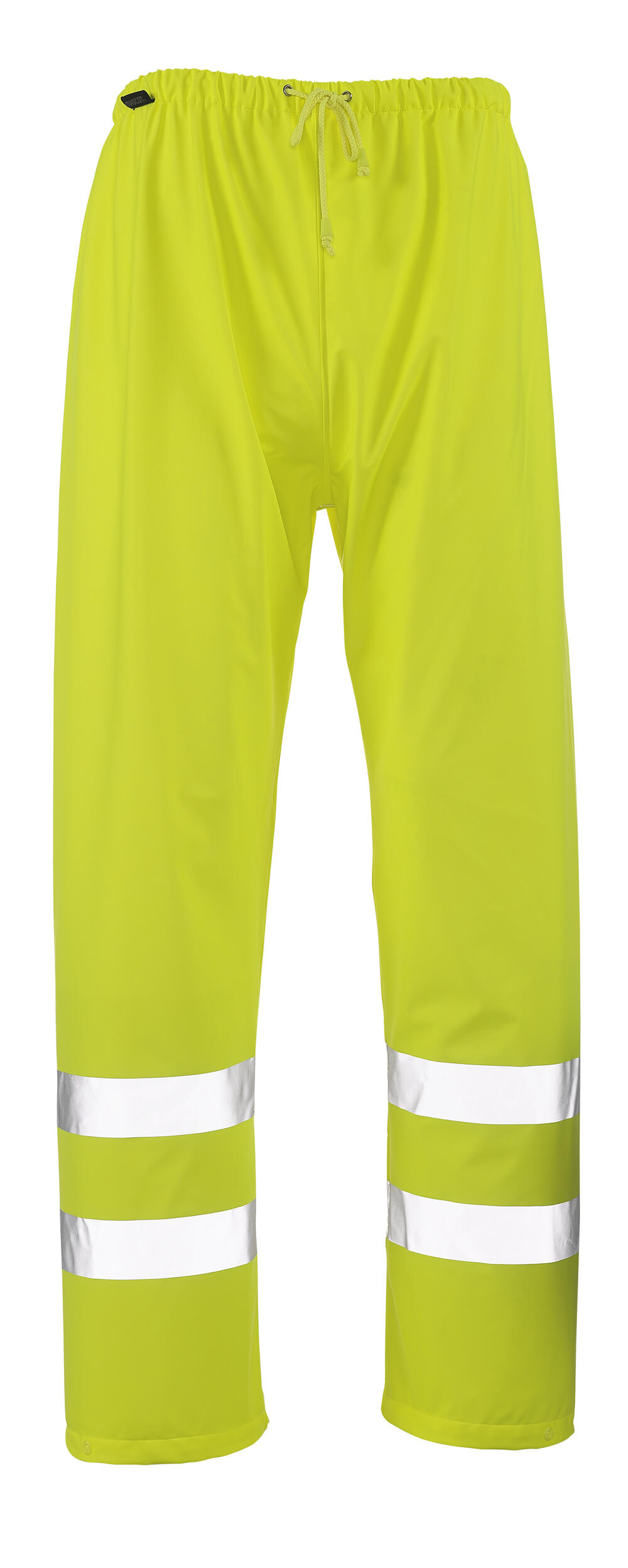 MASCOT® Wolfsberg SAFE AQUA Regenhose, einfarbige Warnschutz-Regenhose in Hi-vis Gelb mit Reflexstreifen, Größe 2XL