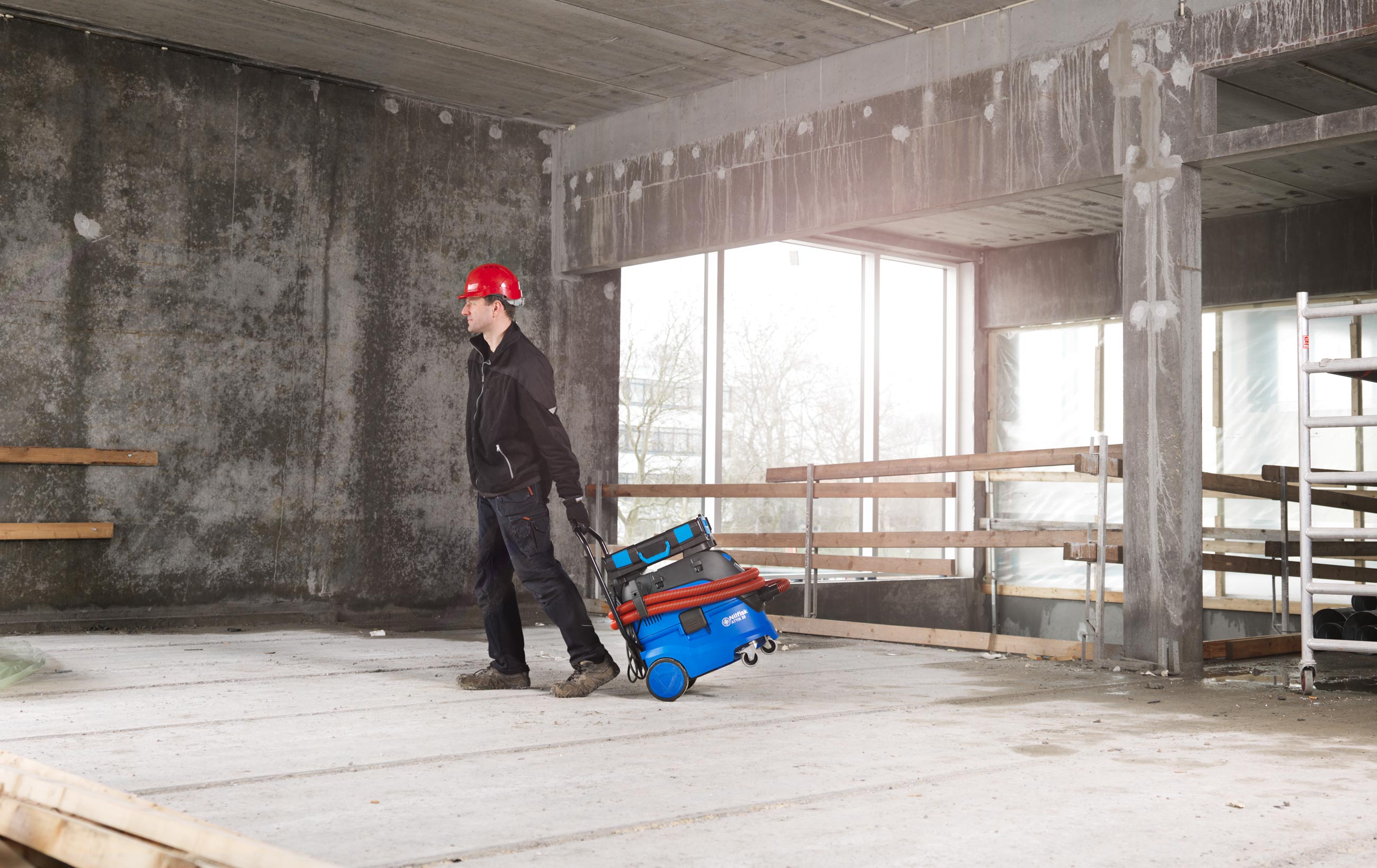 Schubbügel für Nilfisk ATTIX 33 Sicherheitssauger auf Bauste