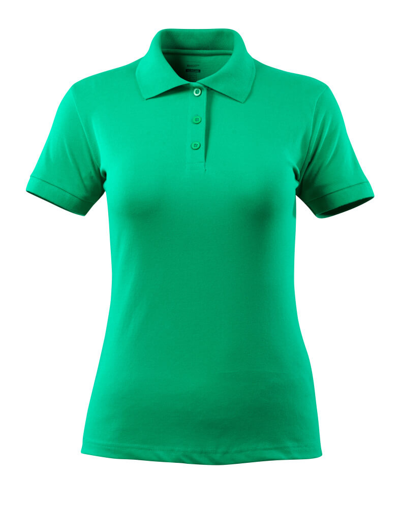 MASCOT® Grasse CROSSOVER Polo-Shirt für Damen, Arbeitsbekleidung mit taillierter Passform, Größe 2XL in Sonnengelb, Vorderansicht